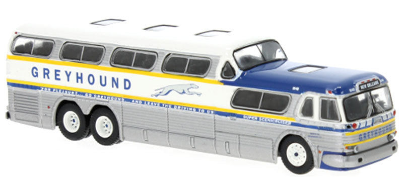 Brekina 61301 1/87 Scale Greyhound - 1956 Greyhound Scenicruiser Bus high quality