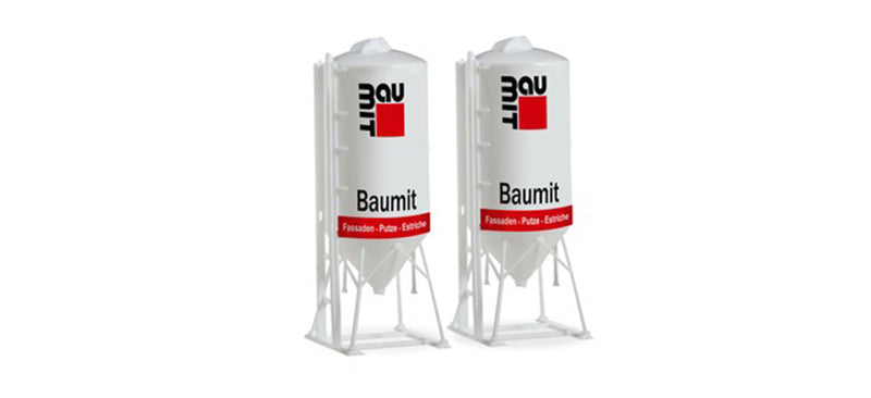 Herpa 76883 1/87 Scale Baumit - Set Of Two 22.5 Cubic Meter