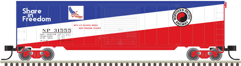 Atlas Trainman 50003876 N 50'Sgl Door Boxcar Np 31007