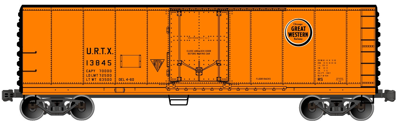 Accurail 8520 Ho 40'Pd Steel Reefer Cgw