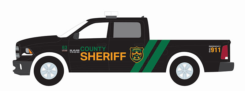 Greenlight 62030-A 1/64 Scale County Sheriff - 2013 Ram 1500 Pickup