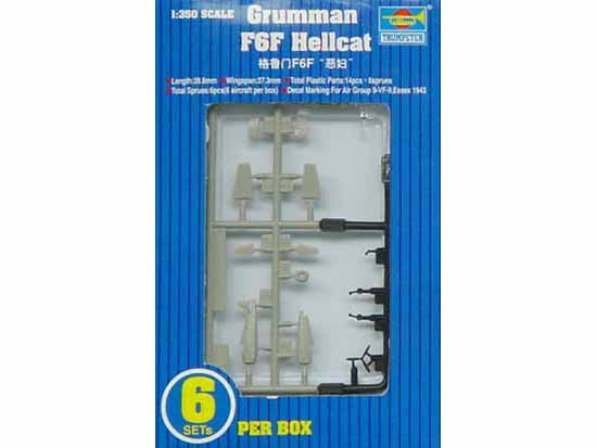 Trumpeter 6210 1/350 F6F Hellcat Aircraft Set for USS Essex (6/Bx)