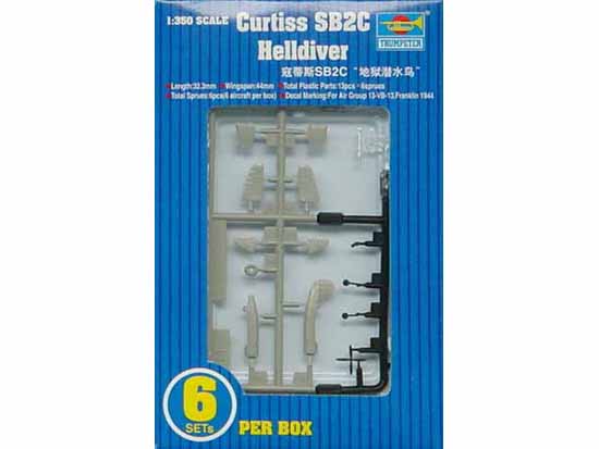 Trumpeter 6211 1/350 SB2C Helldiver Aircraft Set for USS Essex (6/Bx)