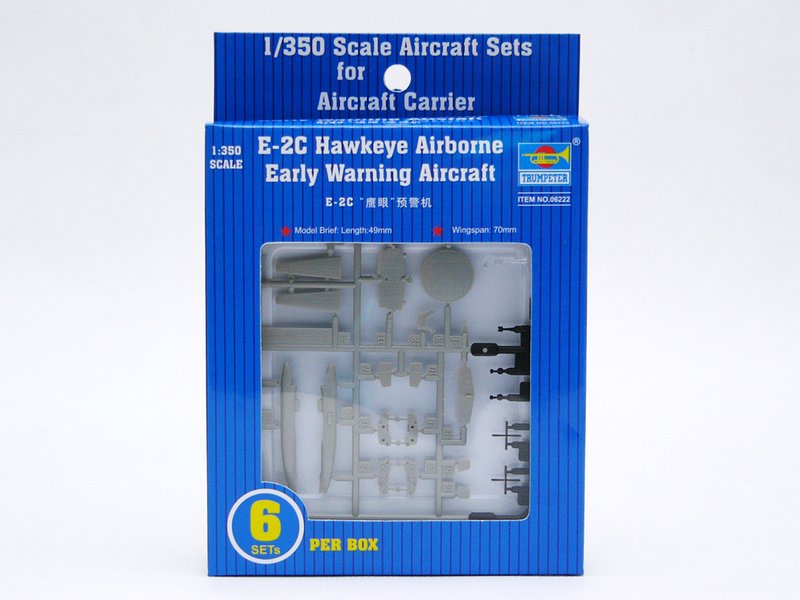 Trumpeter 6222 1/350 E2C Hawkeye Aircraft Set for USS Nimitz (6/Bx)