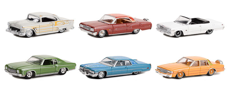 Greenlight 63030-CASE 1/64 Scale California Lowriders Series 2