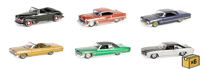 Greenlight 63060-CASE 1/64 Scale California Lowriders Series 5