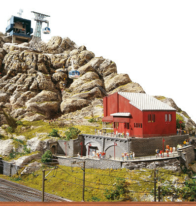 Brawa 6331 HO Scale Operating Cableway Set -- Titlis