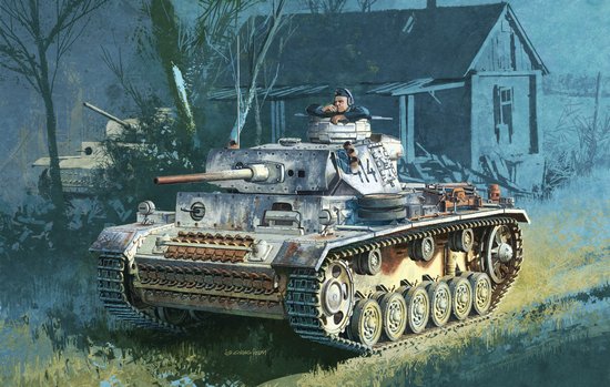 Dragon Models 7290 1/72 PzKpfw III Ausf M Tank w/Wading Muffler