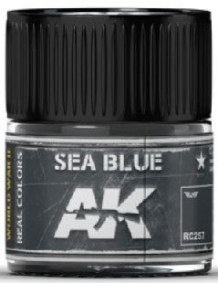AK Interactive RC257 Real Colors: Sea Blue Acrylic Lacquer Paint 10ml Bottle