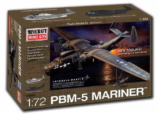 Minicraft 11684 1/72 PBM5 Mariner USN Aircraft Post War
