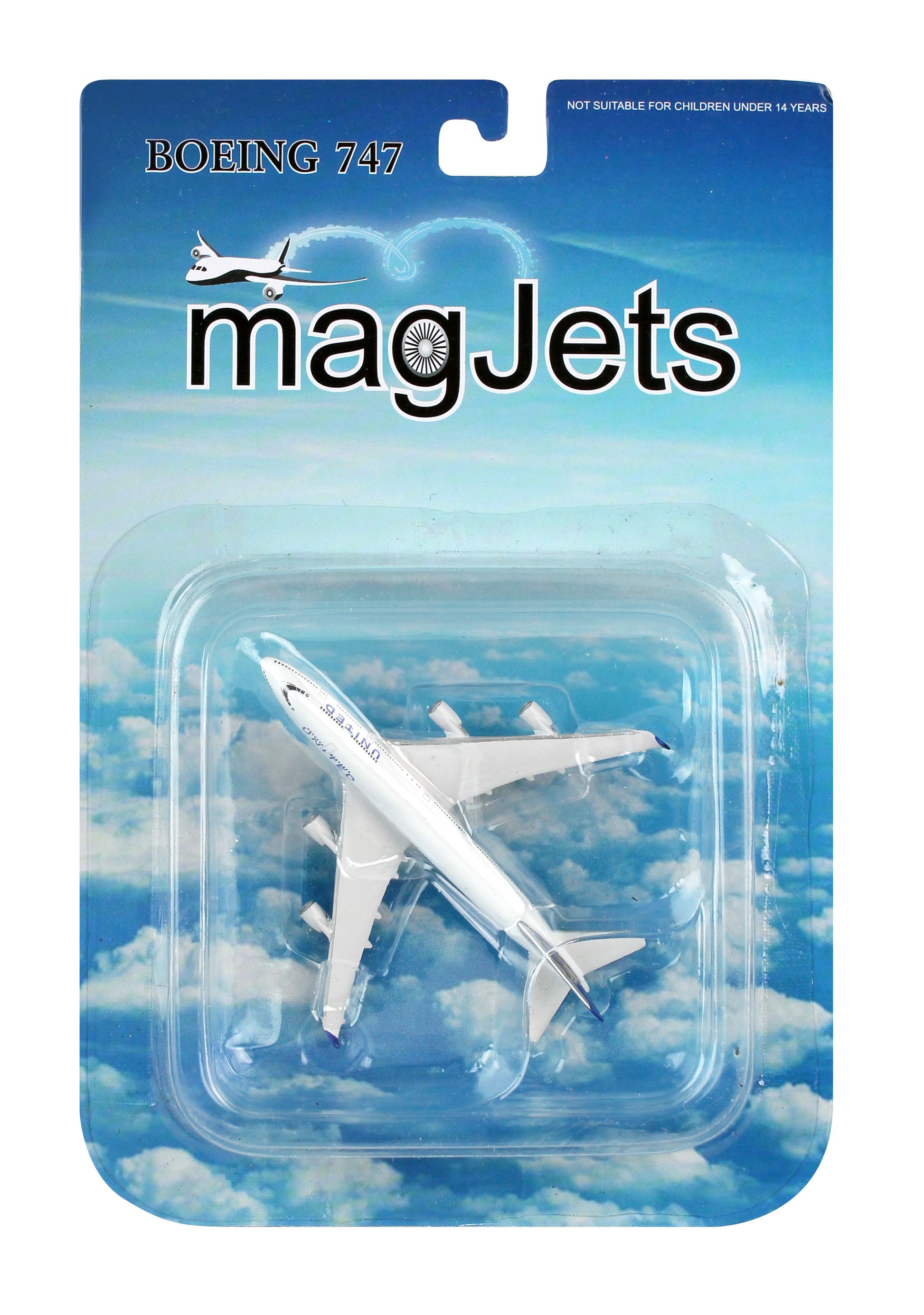 Daron Magjets FMUAL002 Magjets United 747-400 1/1000 Reg#N180Ua