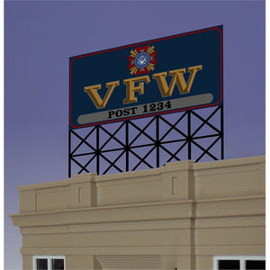 Miller Engineering 881251 O/Ho Vfw Billboard