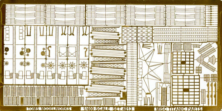 Toms Model Works 4013 1/400 RMS Titanic Detail Set
