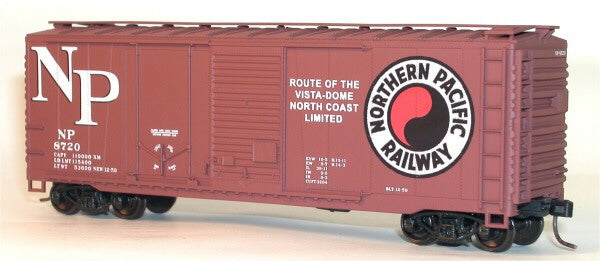 Accurail 3810 Ho 40' Cd Boxcar Np Red
