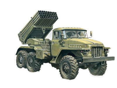 ICM Models 72714 1/72 BM21 Grad Multiple Launch Rocket System Vehicle