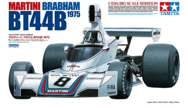 Tamiya 12042 1/12 1975 Martini Brabham BT44B GP Race Car