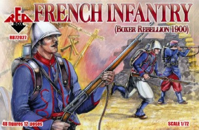 Red Box Figures 72027 1/72 French Infantry Boxer Rebellion 1900 (48) (D)