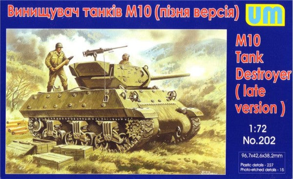 Unimodel 202 1/72 M10 Late Version Tank Destroyer