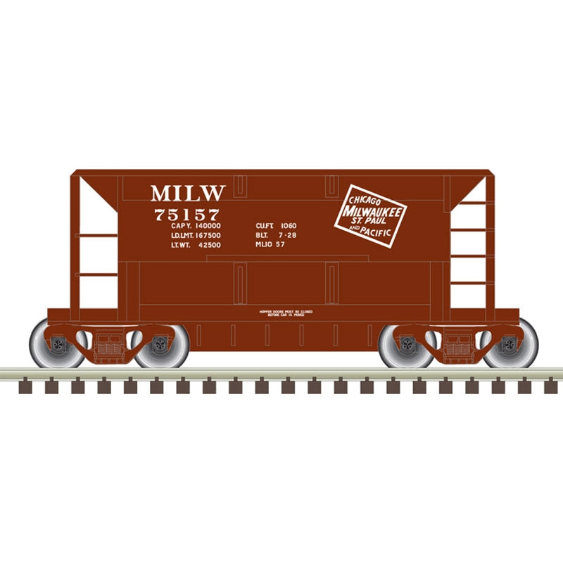 Atlas Trainman 50005754 N 70T Ore Car Milw 75157