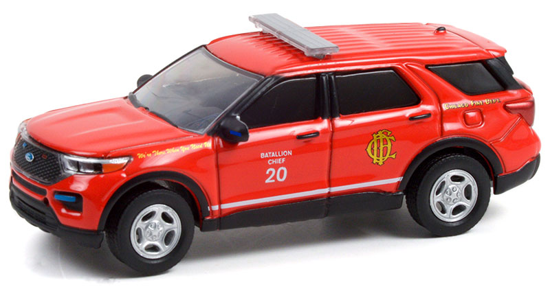 Greenlight 67010-F 1/64 Scale Chicago Illinois Fire Department Battalion Chief