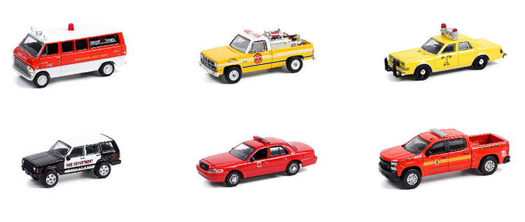 Greenlight 67020-CASE 1/64 Scale Fire & Rescue Series 2