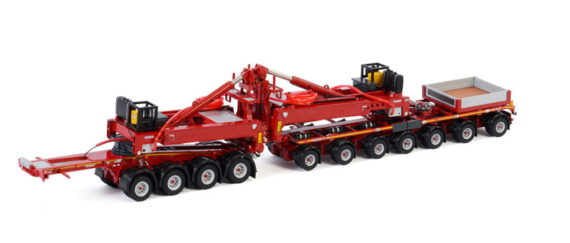 WSI 431354 1/50 Scale Nooteboom - 7-Axle Wind Mill Trailer