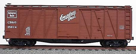Accurail 4312 Ho 40' Ob Boxcar Cb&Q