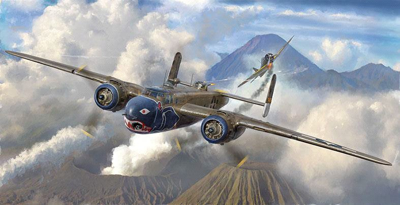 Italeri 2787 1/48 B25G Mitchell USAF Bomber (D)