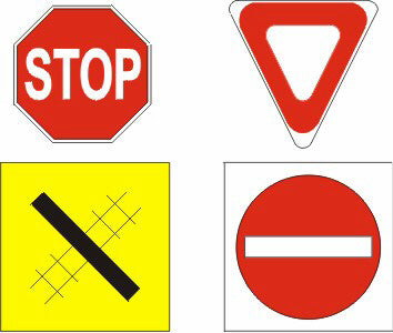 Osborn Models 1011 Ho Road Signs