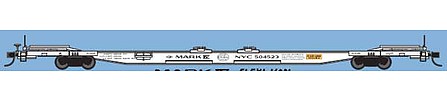 Trainworx 2843205 N Scale Mark IV Flexi-Van Flatcar - Ready to Run -- New York Central #2 (white)