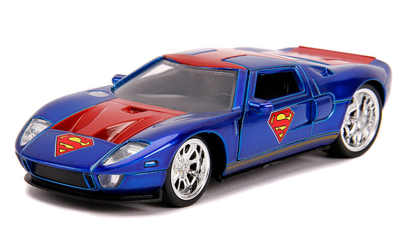 Jada Toys 31717 2005 Ford Gt - Dc Comics Superman Themed