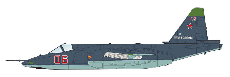 Hobby Master HA6105 1/72 Scale Su-25Sm Frogfoot - Russian Air Force Russia 2012