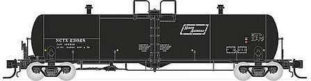 Rapido Trains 535008 N Scale Procor GP20 20,000-Gallon Tank Car 6-Pack - Ready to Run -- North American NCTX Set 2 (black, white)