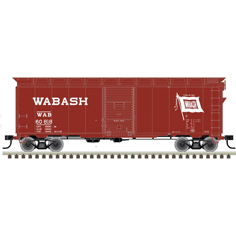 Atlas Trainman 20006260 Ho '37 40'Boxcar Kit Wab 60955