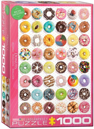 Eurographics 25602 Donut Party Collage Puzzle (1000pc)
