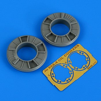 Quickboost 48975 1/48 Ju88A4 Oil Coolers w/Photo-Etch for ICM