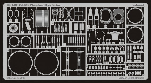 Eduard 32148 1/32 Aircraft- F4C/D Exterior for TAM