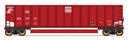 Intermountain Railway 4401018 HO Scale 14-Panel Coalporter(R) Coal Gondola - Ready to Run - Value Line -- Conrail (Boxcar Red)