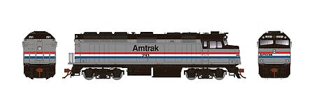 Rapido Trains 83130 HO Scale EMD F40PH Phase 2, Ditch Lights - Standard DC -- Undecorated