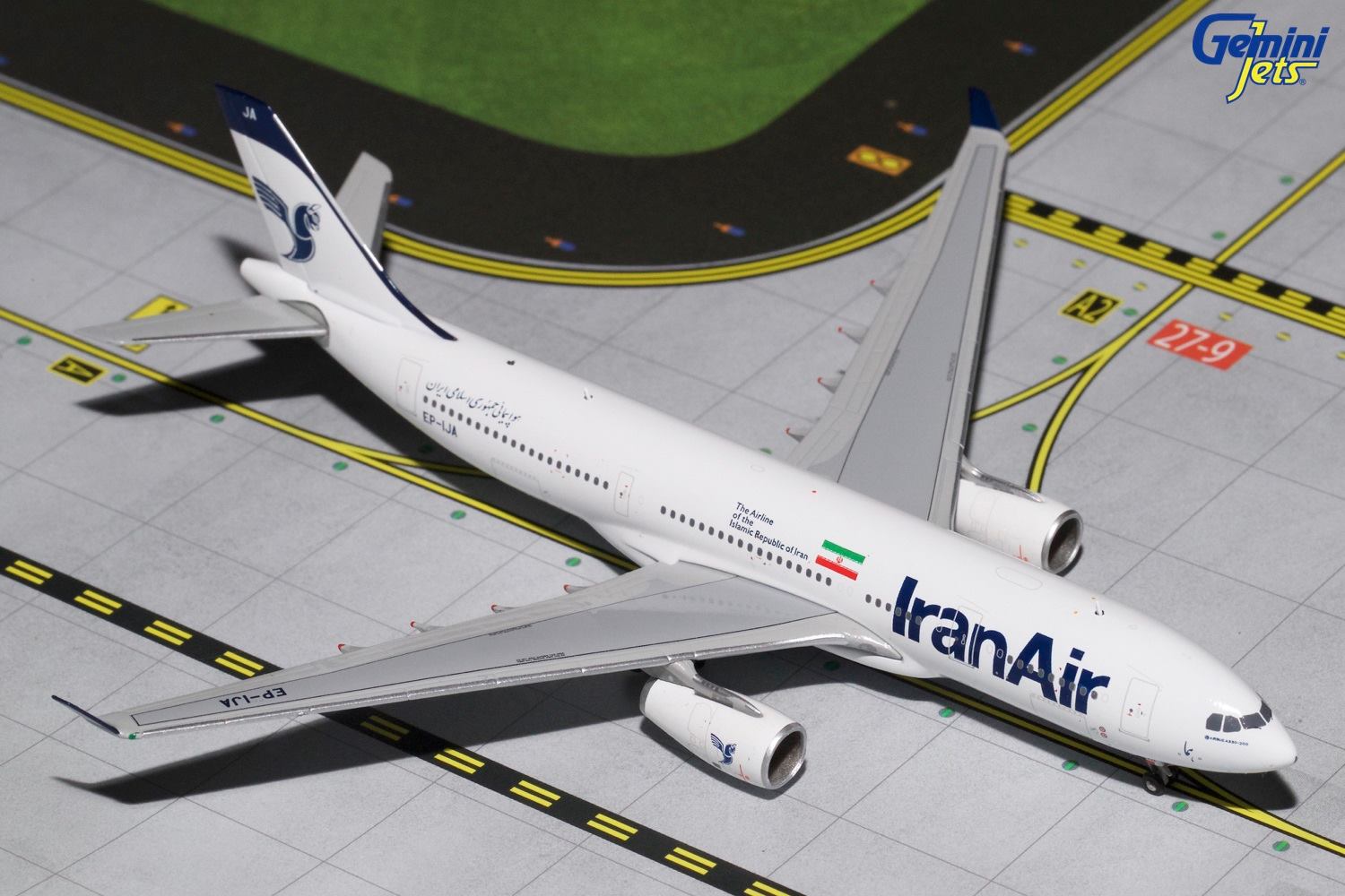Gemini Jets 1/400 GJ1652 Gemini Iran A330-200 1/400 New Livery Reg#Ep-Ija
