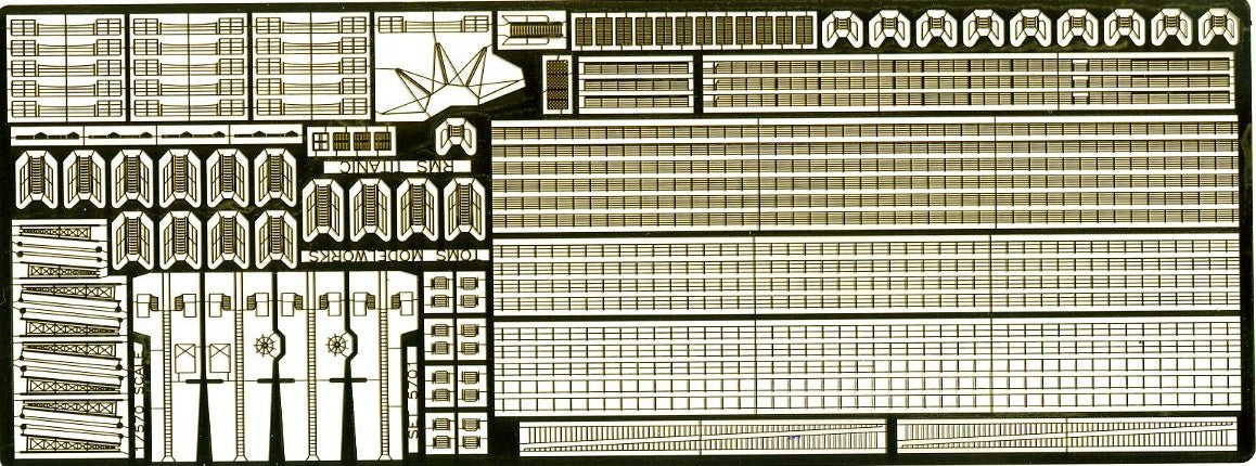 Toms Model Works 5701 1/570 RMS Titanic Detail Set for RMX (D)