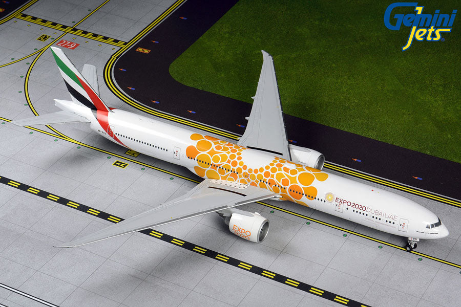 Gemini Jets 1/200 G2UAE800 Gemini200 Emirates 777-300Er 1/200 Orange Expo 2020 A6-Epo