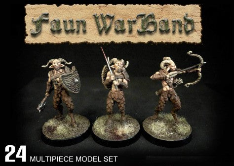 Wargames Atlantic RG1 28mm Fauns Half Beast/Man (24 w/2 Optional Centaurs)