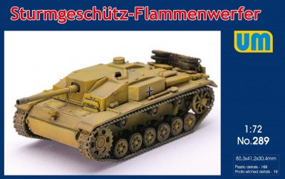 Unimodel 289 1/72 Sturmgeschutz Flamethrower Tank
