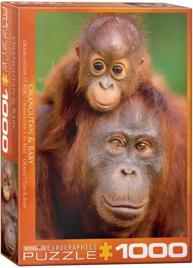 Eurographics 60638 Orangutan & Baby Puzzle (1000pc)