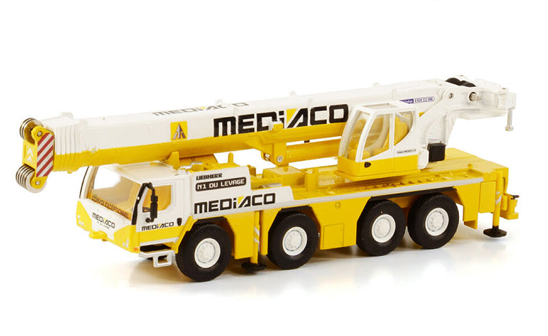 WSI 71-2038 1/87 Scale Mediaco - Liebherr LTM 1120-4.1 Mobile Crane Features: