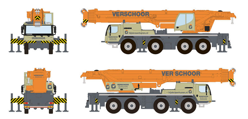 WSI 71-2041 1/87 Scale Verschoor - Liebherr LTM 1120-4.1 Mobile Crane