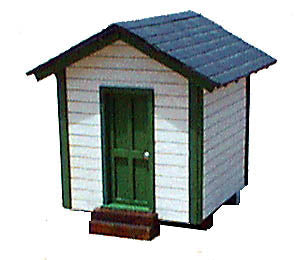 BTS (Better Than Scratch) 7112 S Scale Tool Storage Shed