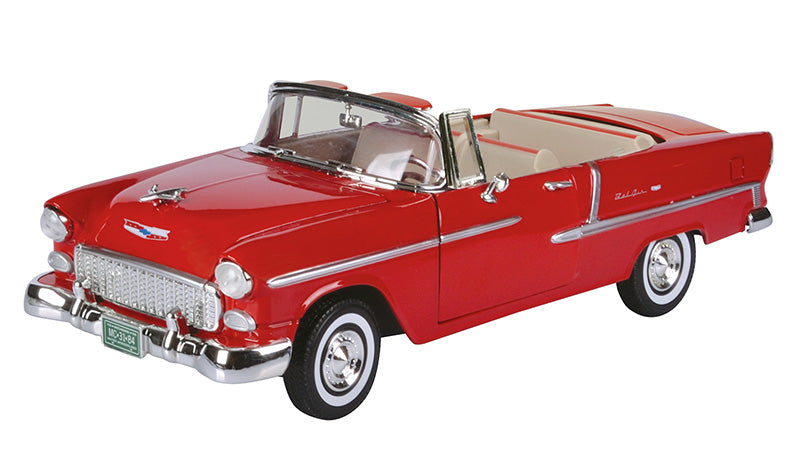 Motormax 73184AC-R 1/18 Scale 1955 Chevrolet Bel Air Convertible