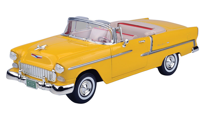 Motormax 73184TC-Y 1/18 Scale 1955 Chevrolet Bel Air Convertible